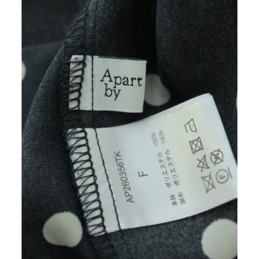 apart by lowrys(アパートバイローリーズ)のapart by lowrys アパートバイローリーズ ブラウス M 黒 【古着】【中古】【送料無料】 レディースのトップス(シャツ/ブラウス(長袖/七分))の商品写真