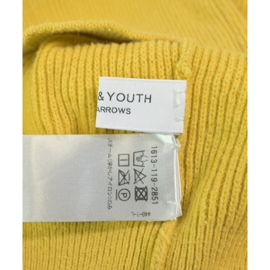 BEAUTY&YOUTH UNITED ARROWS(ビューティアンドユースユナイテッドアローズ)のBEAUTY&YOUTH UNITED ARROWS ニット・セーター M 黄 【古着】【中古】【送料無料】 レディースのトップス(ニット/セーター)の商品写真