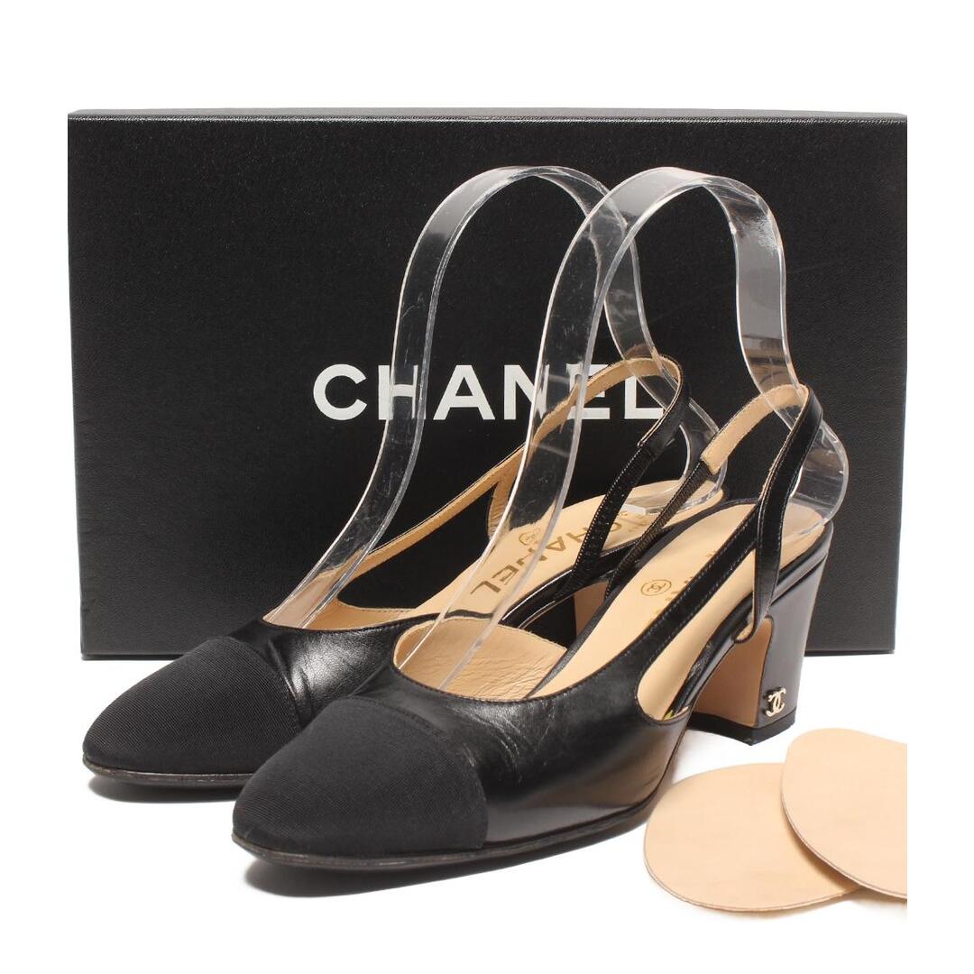 CHANEL(シャネル)のシャネル スリングバック ミュール パンプス ココマーク G31318 レディース SIZE 35.5 (23cm) CHANEL レディースの靴/シューズ(ハイヒール/パンプス)の商品写真