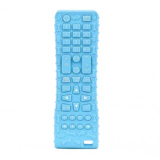 ベビー 歯固め おもちゃ シリコン リモコン 知育玩具 子供 新品 赤ちゃん 青