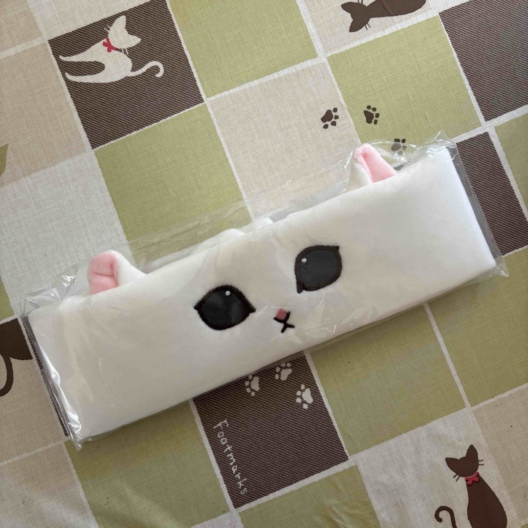 mofusand(モフサンド)のmofusand にゃんこのヘアバンド 真っ白 エンタメ/ホビーのおもちゃ/ぬいぐるみ(キャラクターグッズ)の商品写真
