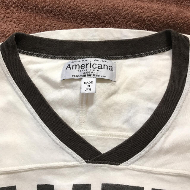 AMERICANA(アメリカーナ)のアメリカーナ  Tシャツ   レディースのトップス(Tシャツ(長袖/七分))の商品写真