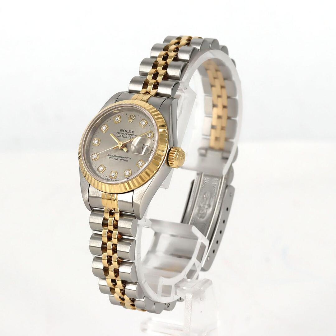 ROLEX(ロレックス)のロレックス デイトジャスト 69173G SSxYG 自動巻 W番 レディースのファッション小物(腕時計)の商品写真