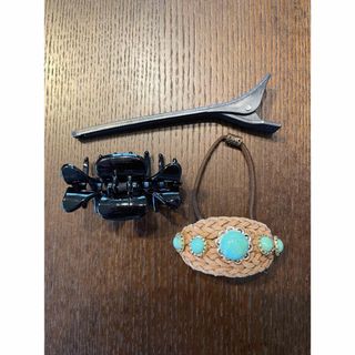 (美品)ヘアアクセサリー髪飾り3点 かんざし ヘアクリップ