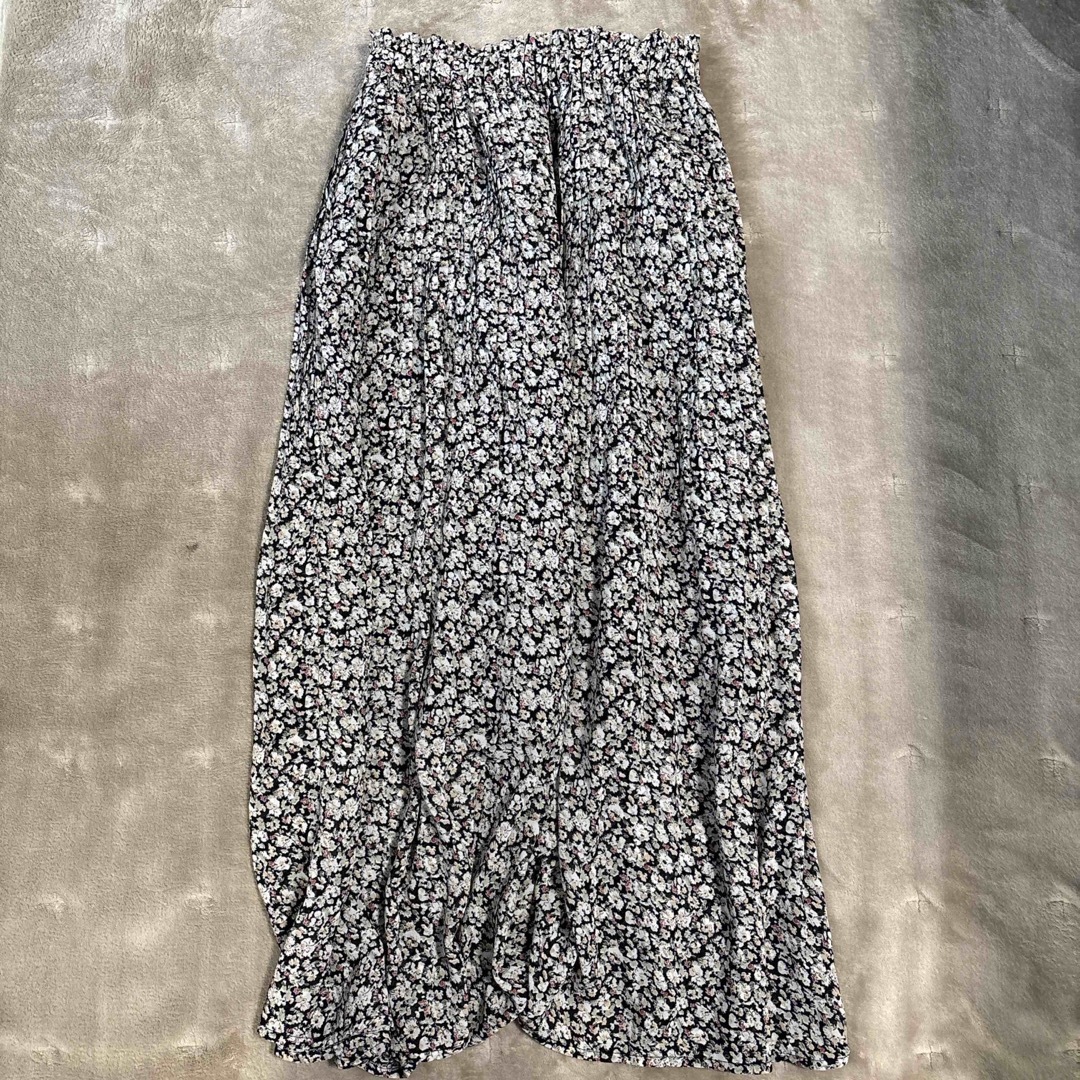 OLIVEdesOLIVE(オリーブデオリーブ)のOLIVE des OLIVE プリーツスカート 花柄 レディースのスカート(ロングスカート)の商品写真