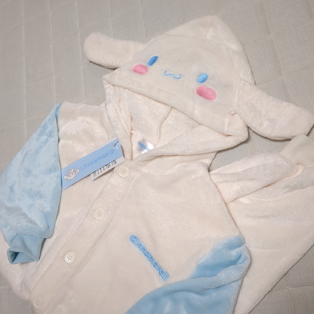 サンリオ(サンリオ)の【110cm】シナモロール 着ぐるみ 仮装 コスプレ パジャマ キッズ キッズ/ベビー/マタニティのキッズ服女の子用(90cm~)(パジャマ)の商品写真