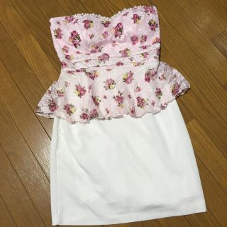 デイジーストア(dazzy store)のdazzy store ミニドレス ピンク(ミニドレス)