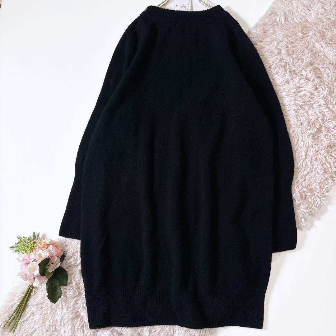 IENA(イエナ)の新品タグ付ꕥイエナ 2023 ウールカシミヤチュニックワンピース 大きめ 日本製 レディースのワンピース(その他)の商品写真