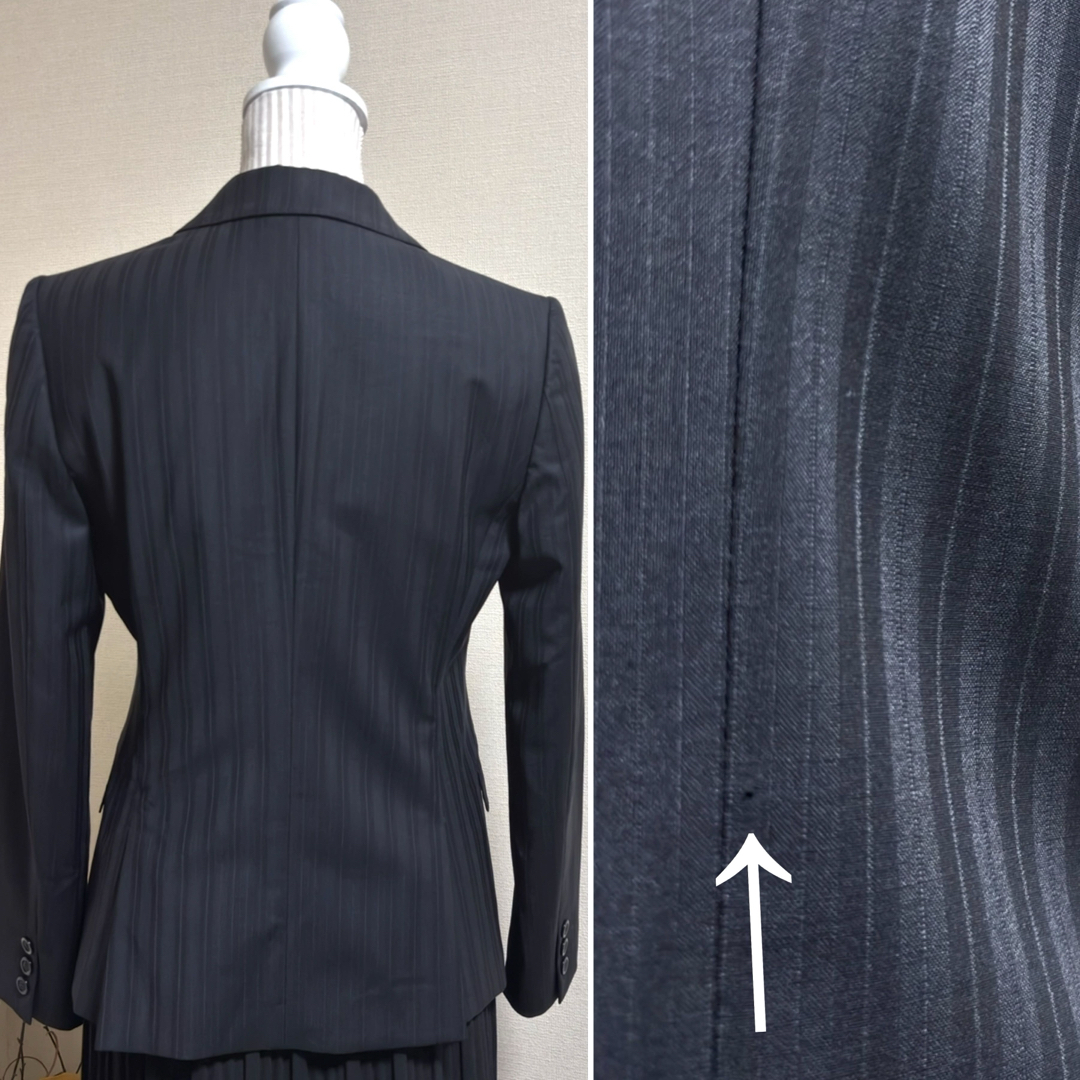 23区(ニジュウサンク)の新品含！ML スーツ！23区　シャドーストライプ　ジャケット　ロングスカート レディースのフォーマル/ドレス(スーツ)の商品写真