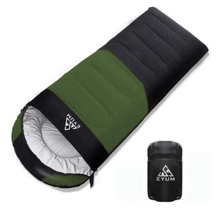 寝袋 シュラフ 封筒型 軽量 防水 耐寒 コンパクト 丸洗い可能 収納袋付き