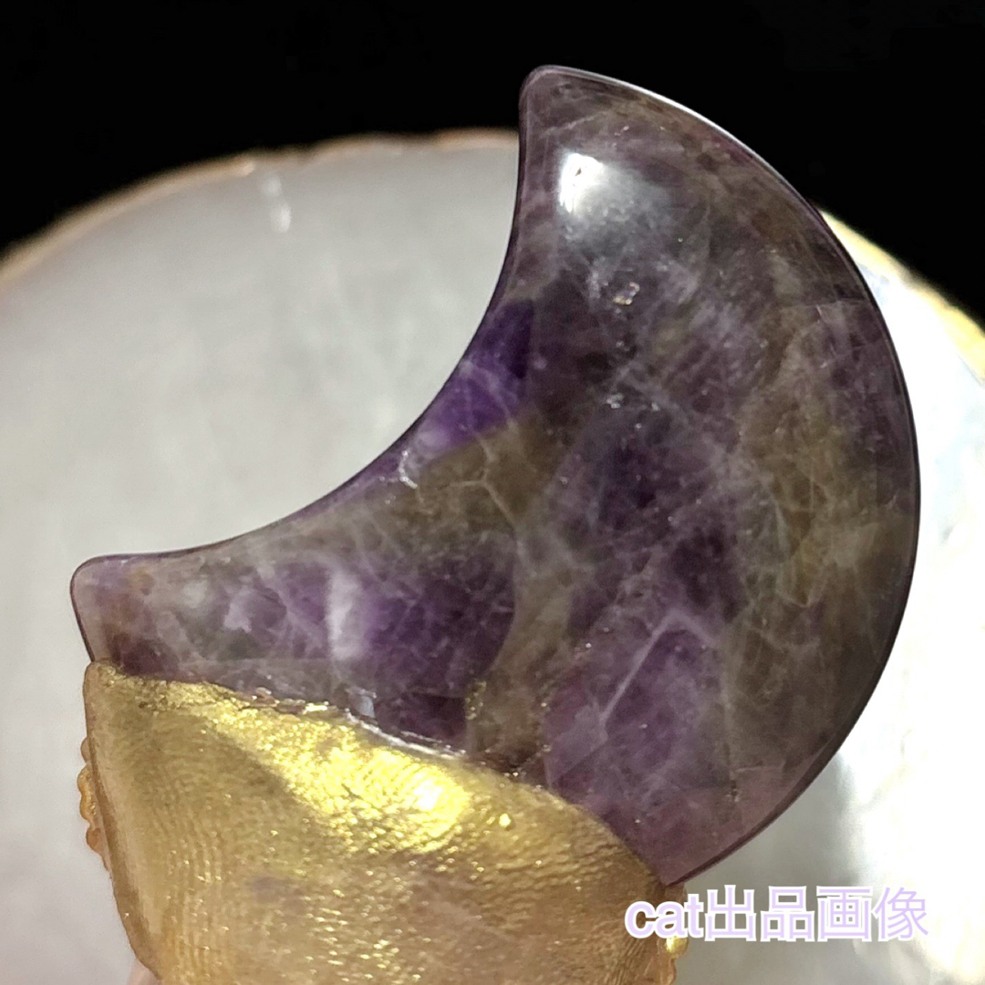 天然石 アメジスト 水晶 パワーストーン クリスタルワンド 魔法ステッキ ワンド インテリア/住まい/日用品のインテリア小物(置物)の商品写真