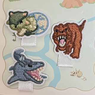 名札付けワッペン恐竜②
