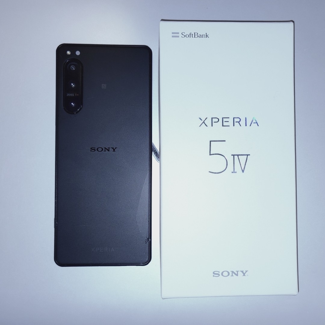 Xperia(エクスペリア)のSONY Xperia 5 Ⅳ A204SO ブラック スマホ/家電/カメラのスマートフォン/携帯電話(スマートフォン本体)の商品写真