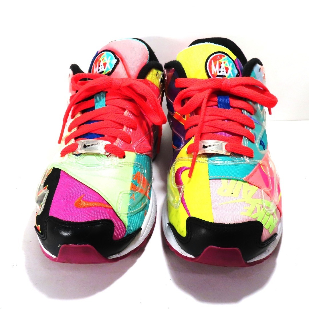 NIKE(ナイキ)の美品 アトモス × ナイキ エアマックス2 ライト マルチ 26cm メンズ メンズの靴/シューズ(スニーカー)の商品写真
