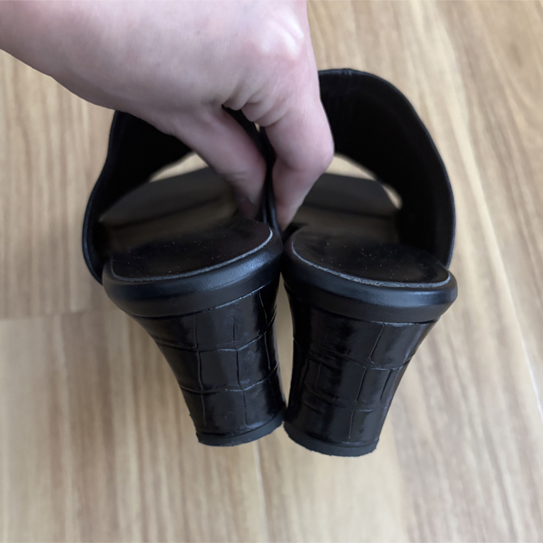 卑弥呼(ヒミコ)の卑弥呼　ストレッチレザー　ミュール　サンダル　23㎝ レディースの靴/シューズ(サンダル)の商品写真