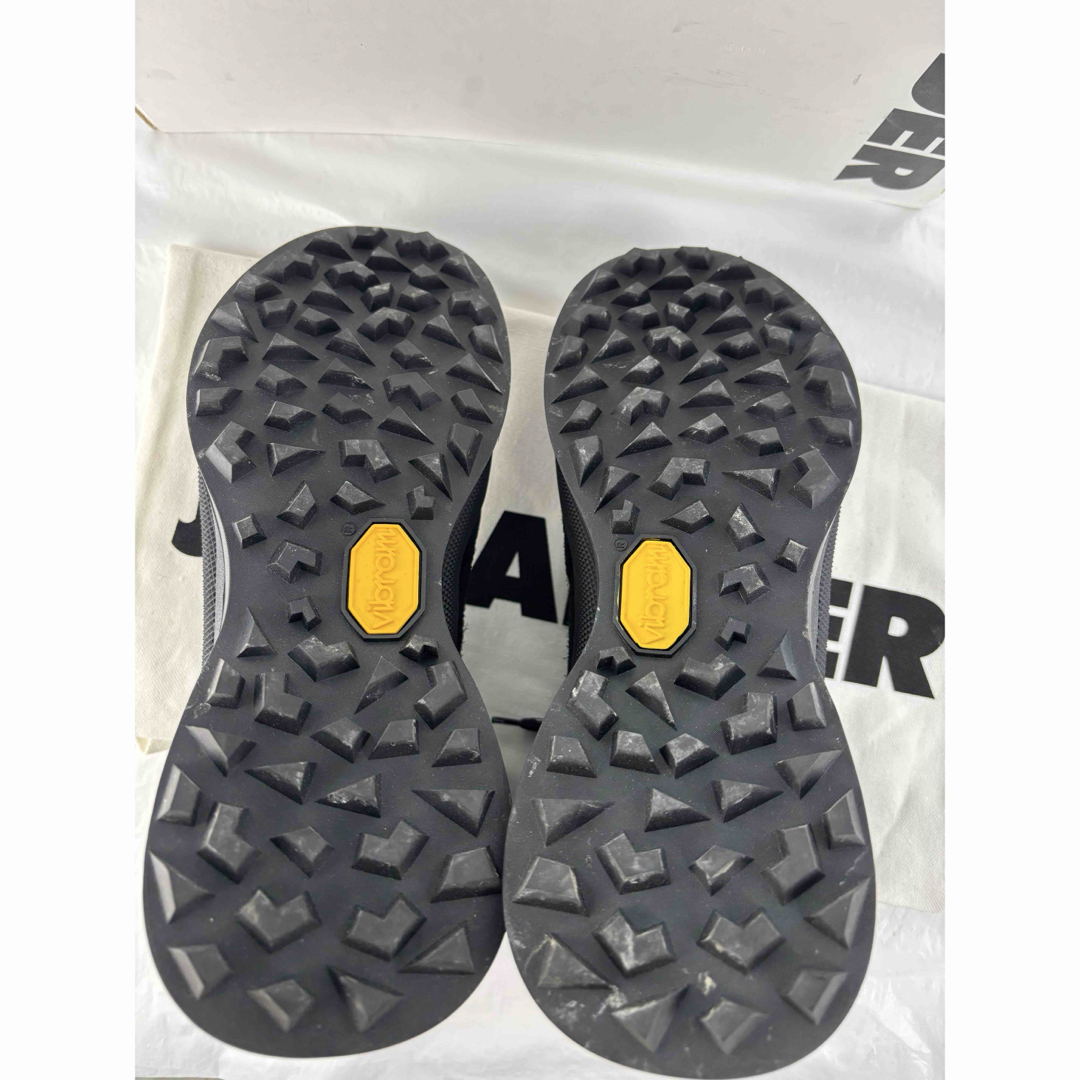 JIL SANDER(ジルサンダー)の美品 定価17万円 ジルサンダー トレッキングブーツ 40 ブラック グレー メンズの靴/シューズ(ブーツ)の商品写真