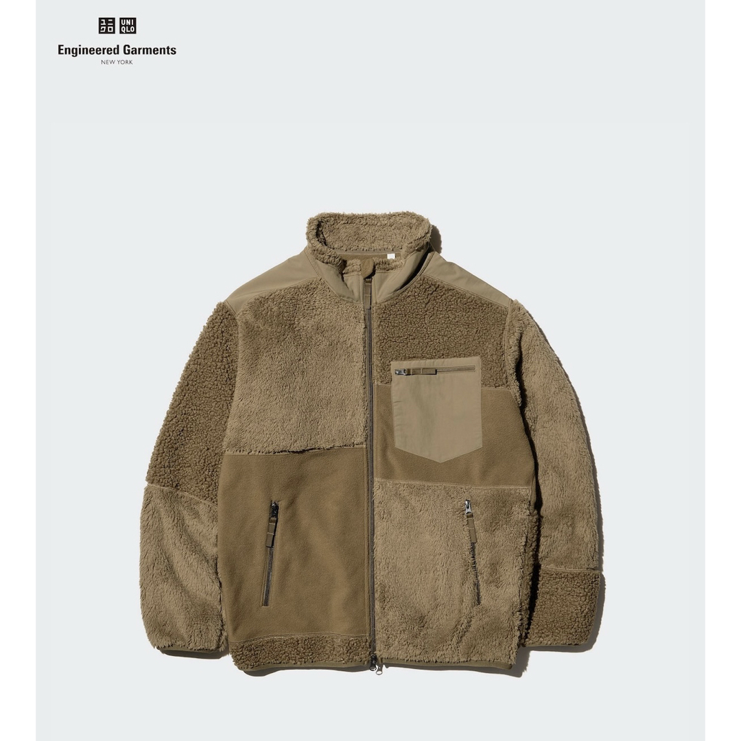 UNIQLO(ユニクロ)のエンジニアードガーメンツコンビネーションフリース　ユニクロ 常田大希 XL メンズのジャケット/アウター(その他)の商品写真