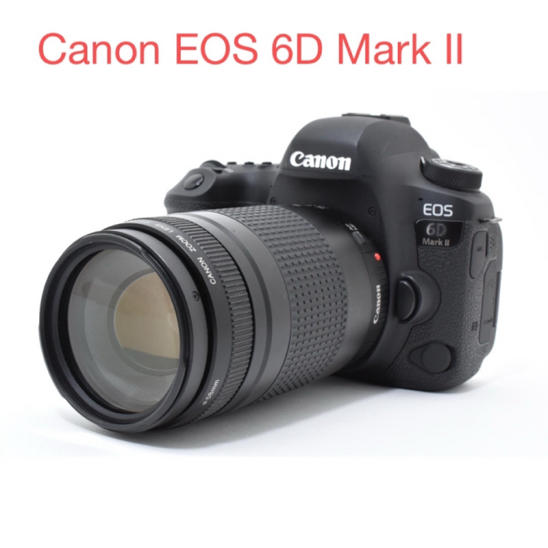 Canon(キヤノン)のCanon EOS 6D Mark II /Canon EF75-300mm スマホ/家電/カメラのカメラ(デジタル一眼)の商品写真