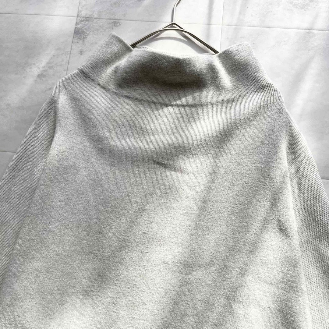 LOUNIE(ルーニィ)のLOUNIE ハンドウォッシュ モックネックニット 変形 アシンメトリー レディースのトップス(ニット/セーター)の商品写真