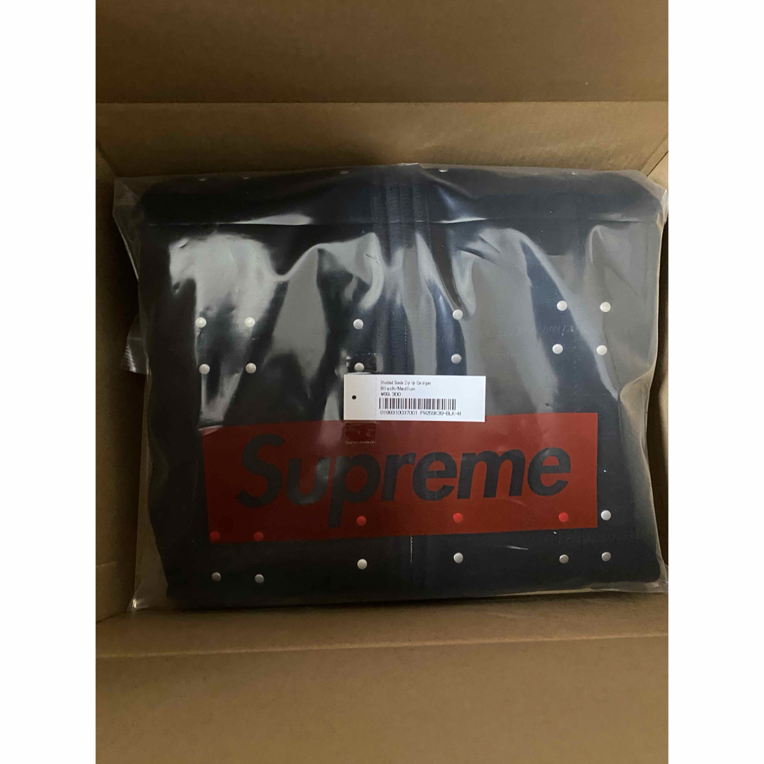 Supreme(シュプリーム)のM Supreme Studded Suede Zip Up Cardigan メンズのトップス(カーディガン)の商品写真