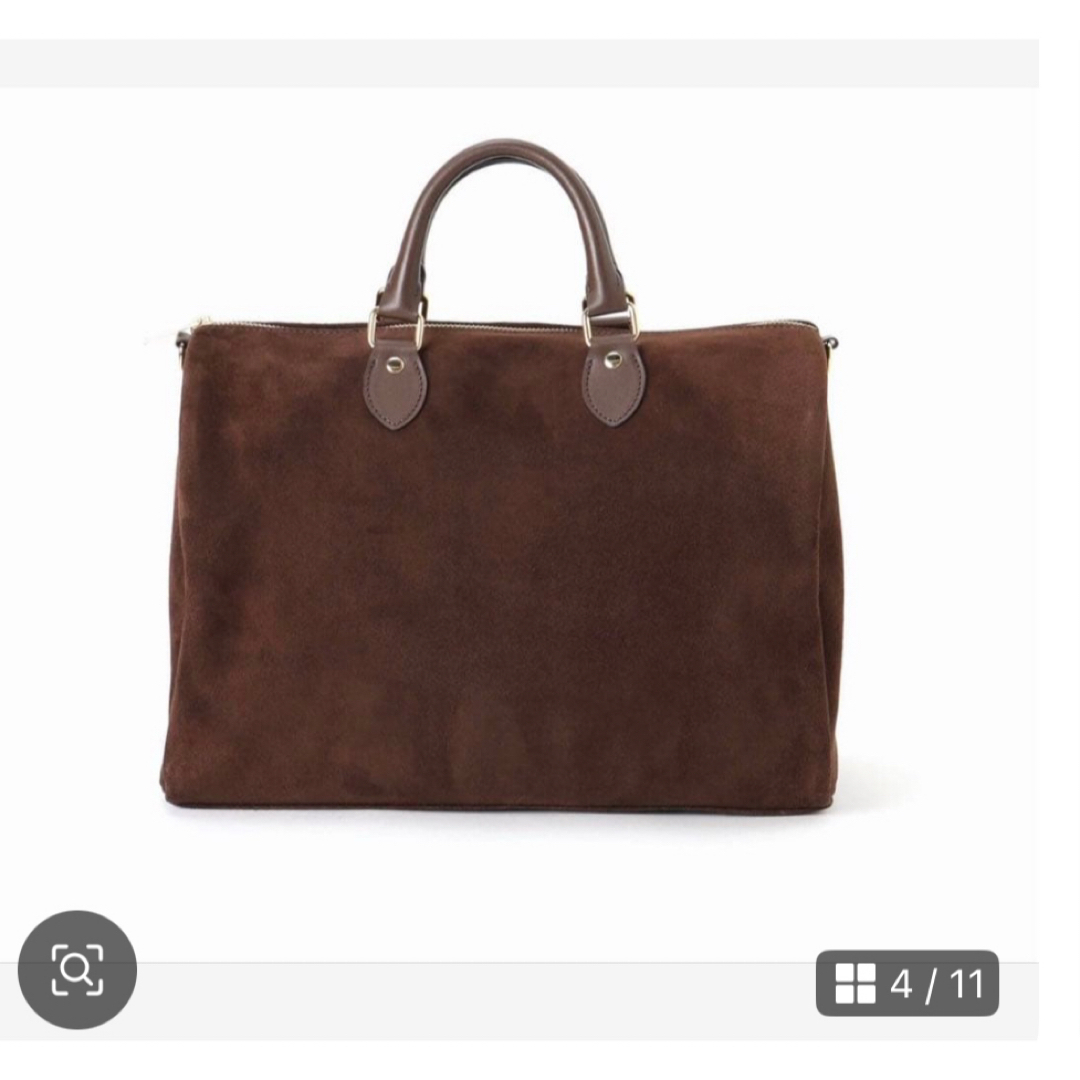 L'Appartement DEUXIEME CLASSE(アパルトモンドゥーズィエムクラス)のシータパランティカ　ブラウン スエード ボストンバッグ レディースのバッグ(ボストンバッグ)の商品写真