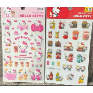 ハローキティ - 【韓国限定】　ハローキティ　韓国　シール　ステッカー　ダイソー