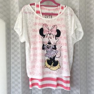 シマムラ(しまむら)の新品♡ディズニー♡ミニー♡アンサンブルTシャツ(Tシャツ(半袖/袖なし))