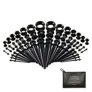 Vogem 拡張器 ピアス セット 50点 アクリル シリコン製 ボディピアス