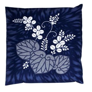 【新着商品】メリーナイト 座布団カバー 「桐」 ネイビー 八端判 約55×63c