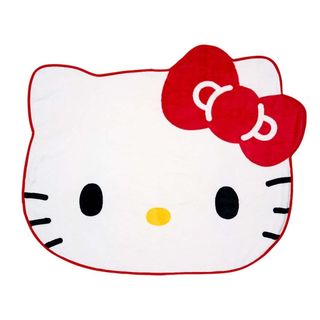 【新着商品】サンリオ(SANRIO) フェイス形ブランケット ハローキティ ホワ