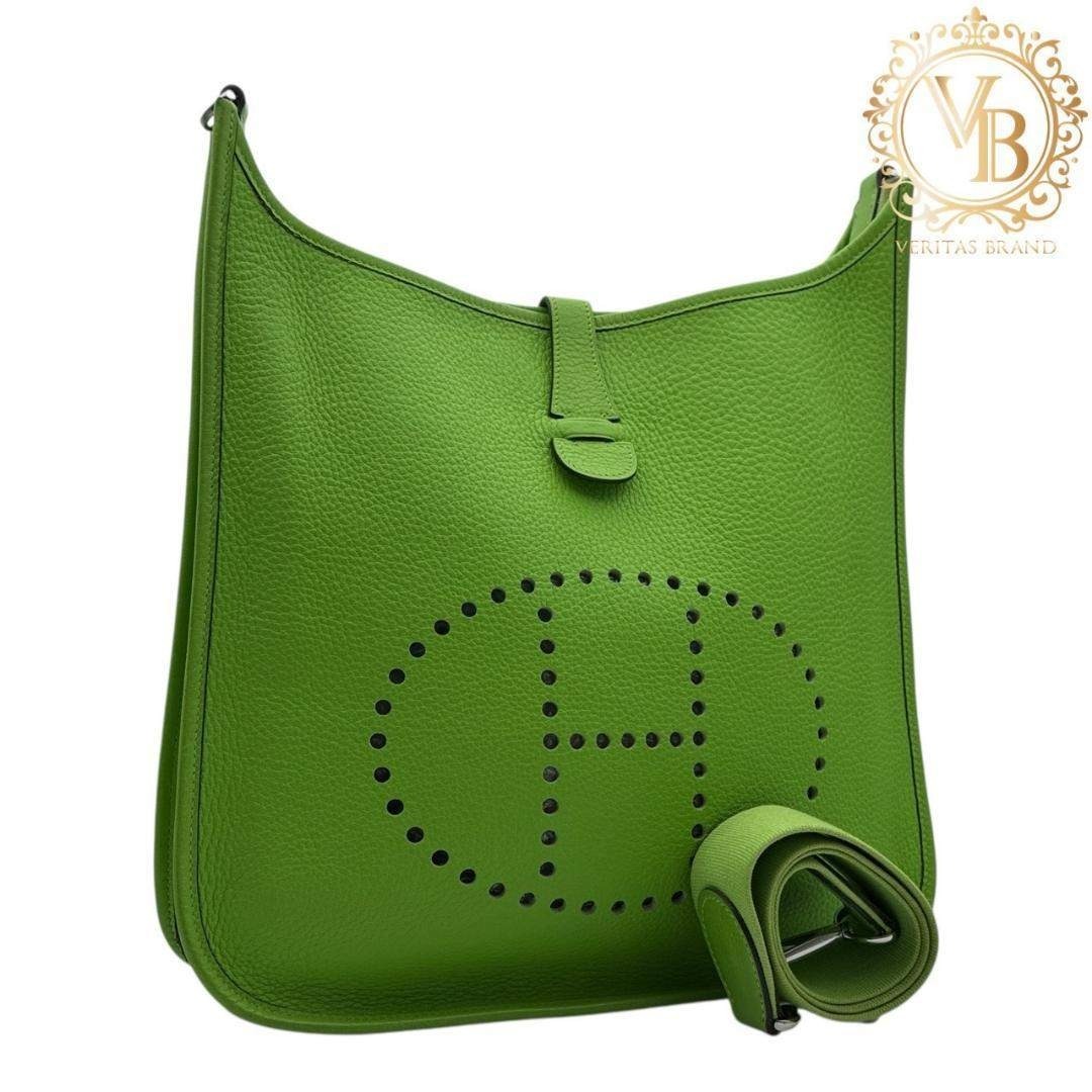 HERMES(エルメス)の【未使用に近い】エルメス エブリン1 GM ショルダーバッグ アップルグリーン レディースのバッグ(ショルダーバッグ)の商品写真