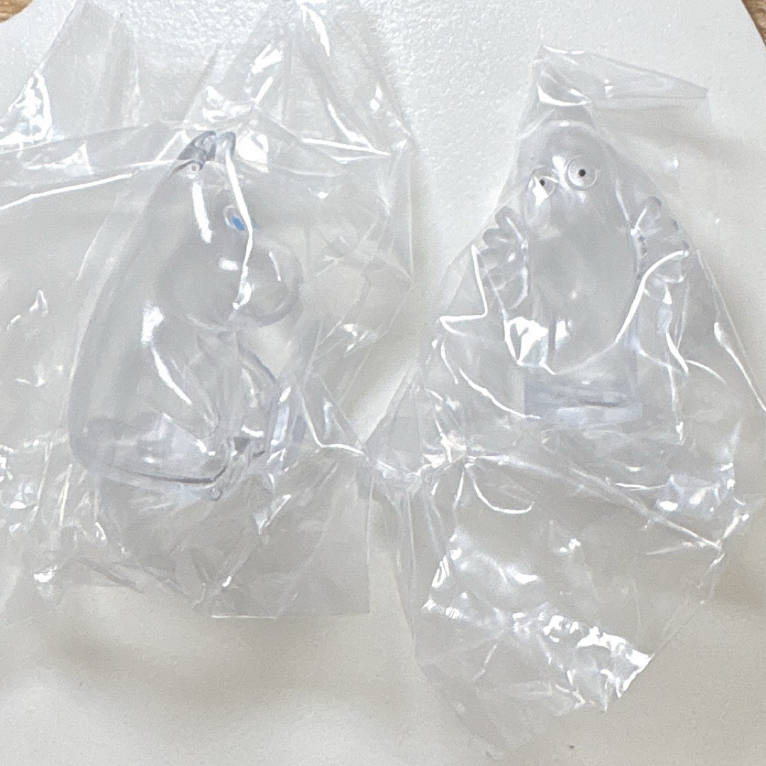 MOOMIN(ムーミン)の【2点セット】MOOMIN クリアソフビフィギュア エンタメ/ホビーのおもちゃ/ぬいぐるみ(キャラクターグッズ)の商品写真