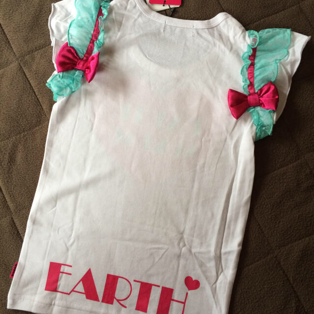 EARTHMAGIC(アースマジック)のearthmagic☆レーススリーブT キッズ/ベビー/マタニティのキッズ服女の子用(90cm~)(その他)の商品写真