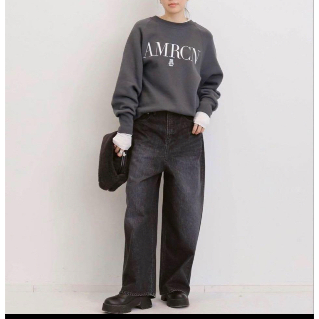 L'Appartement DEUXIEME CLASSE(アパルトモンドゥーズィエムクラス)のAMERICANA/アメリカーナ】 CREW NECK SWEAT  レディースのトップス(トレーナー/スウェット)の商品写真