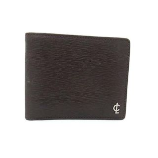 COACH コーチ レザー 二つ折り 財布 ウォレット 札入れ カード入れ メンズ レディース ダークブラウン系 DK9213