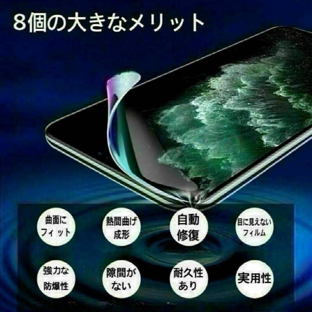 15plus 画面保護 ブルーライトカット ハイドロゲル膜 iPhone スマホ/家電/カメラのスマホアクセサリー(保護フィルム)の商品写真
