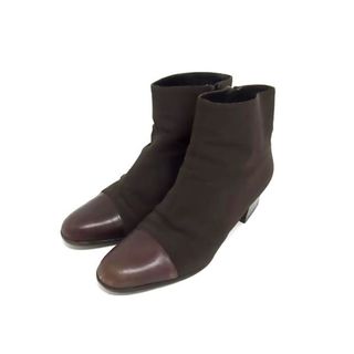 【美品】サルバトーレフェラガモ サイドゴア ショートブーツ ガンチーニ FERRAGAMO（フェラガモ） サルヴァトーレフェラガモ Salvatore