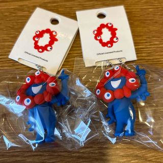 【希少】Cタイプ2個セット ミャクミャク PVC ボールチェーン付きキーホルダー