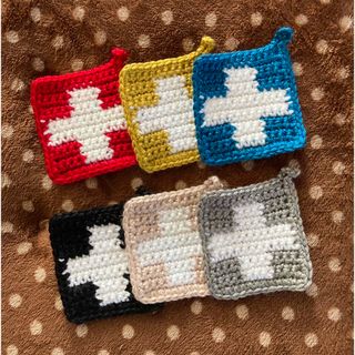 アクリルたわし☆コースター6枚セット!