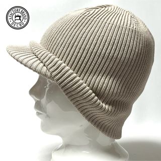 【新品】完売モデル DECHO 日本製 ピスネームプレート ブリムニットキャップ