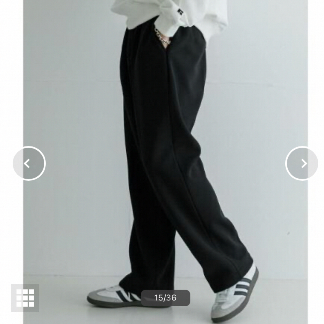 URBAN RESEARCH(アーバンリサーチ)の『UR TECH』『蓄熱』フリースタックストレートイージースラックス メンズのパンツ(スラックス)の商品写真