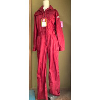 赤色のツナギ レディースLLサイズ13号 新品!