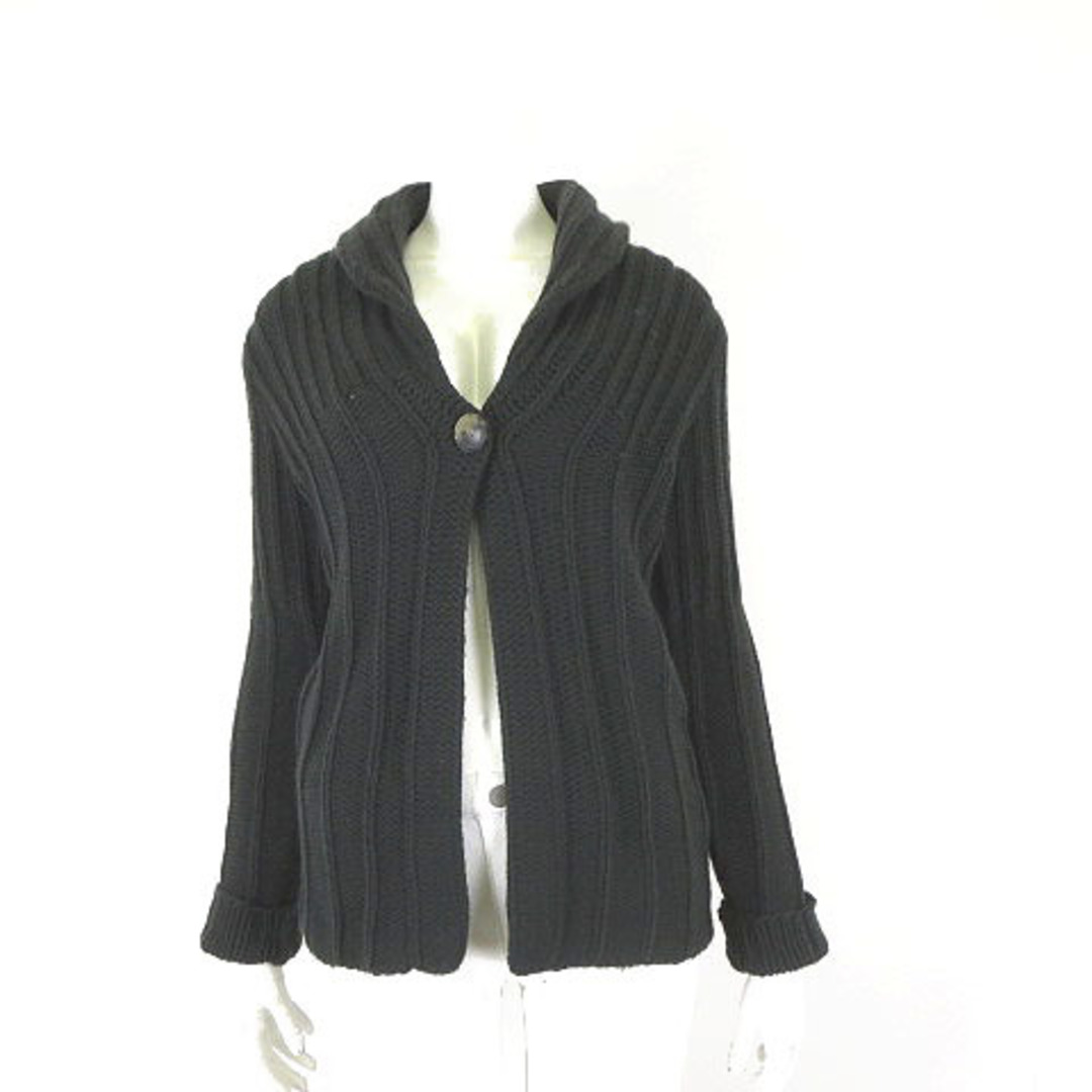 Theory(セオリー)のセオリー カーディガン ニット カシミヤ ウール 長袖 M 2 ダークグリーン レディースのトップス(カーディガン)の商品写真
