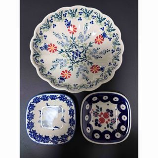 ポーランド食器 ボウル 15.5cn 小鉢8.5cm 3点セット