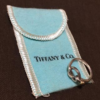 ティファニー(Tiffany & Co.)のmiimi様専用 Tiffany ラブノットリング シルバー × K18 中古(リング(指輪))