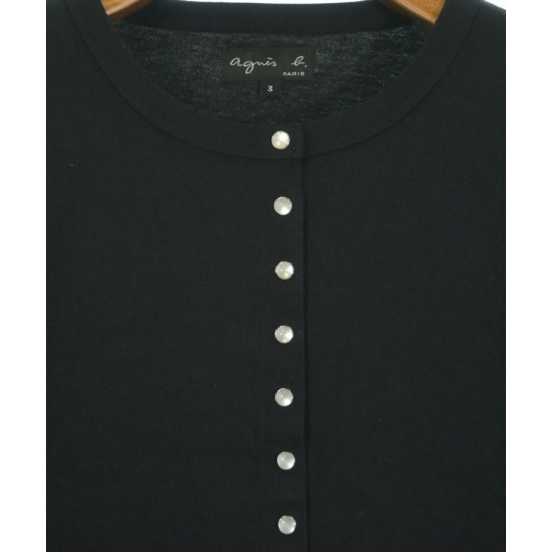 agnes b.(アニエスベー)のAgnes b. アニエスベー カーディガン L 黒 【古着】【中古】【送料無料】 レディースのトップス(カーディガン)の商品写真