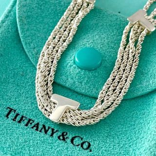 ティファニー Tモチーフ ツイストロープ ネックレス 925 XG4fe