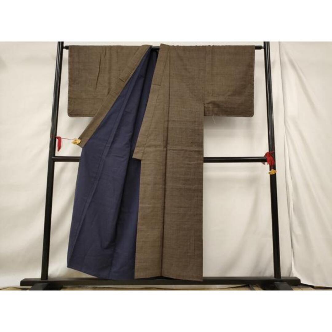 平和屋着物■男性　本場大島紬　西郷絣　正絹　逸品　AABD6151st メンズの水着/浴衣(着物)の商品写真