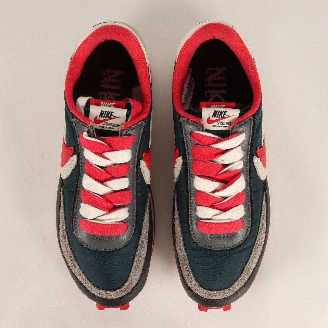 UNDERCOVER(アンダーカバー)のUNDERCOVER アンダーカバー サイズ:US8(26.0cm) | 21AW NIKE sacai LDWAFFLE / SU (DJ4877-300) | ナイキ サカイ エルディー ワッフル | ミッドナイトスプルース ユニバーシティレッド | ローカット スニーカー シューズ 靴 | コラボ【メンズ】【中古】 メンズの靴/シューズ(スニーカー)の商品写真