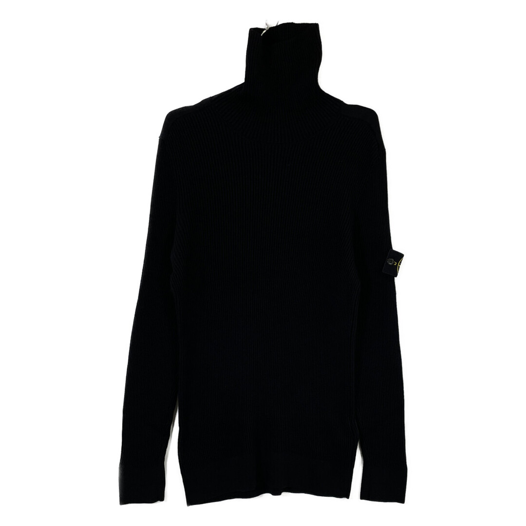 STONE ISLAND(ストーンアイランド)のストーンアイランド 【美品/国内正規】7515525C2 ロゴパッチ タートルネック ニットセーター/ L メンズのトップス(ニット/セーター)の商品写真